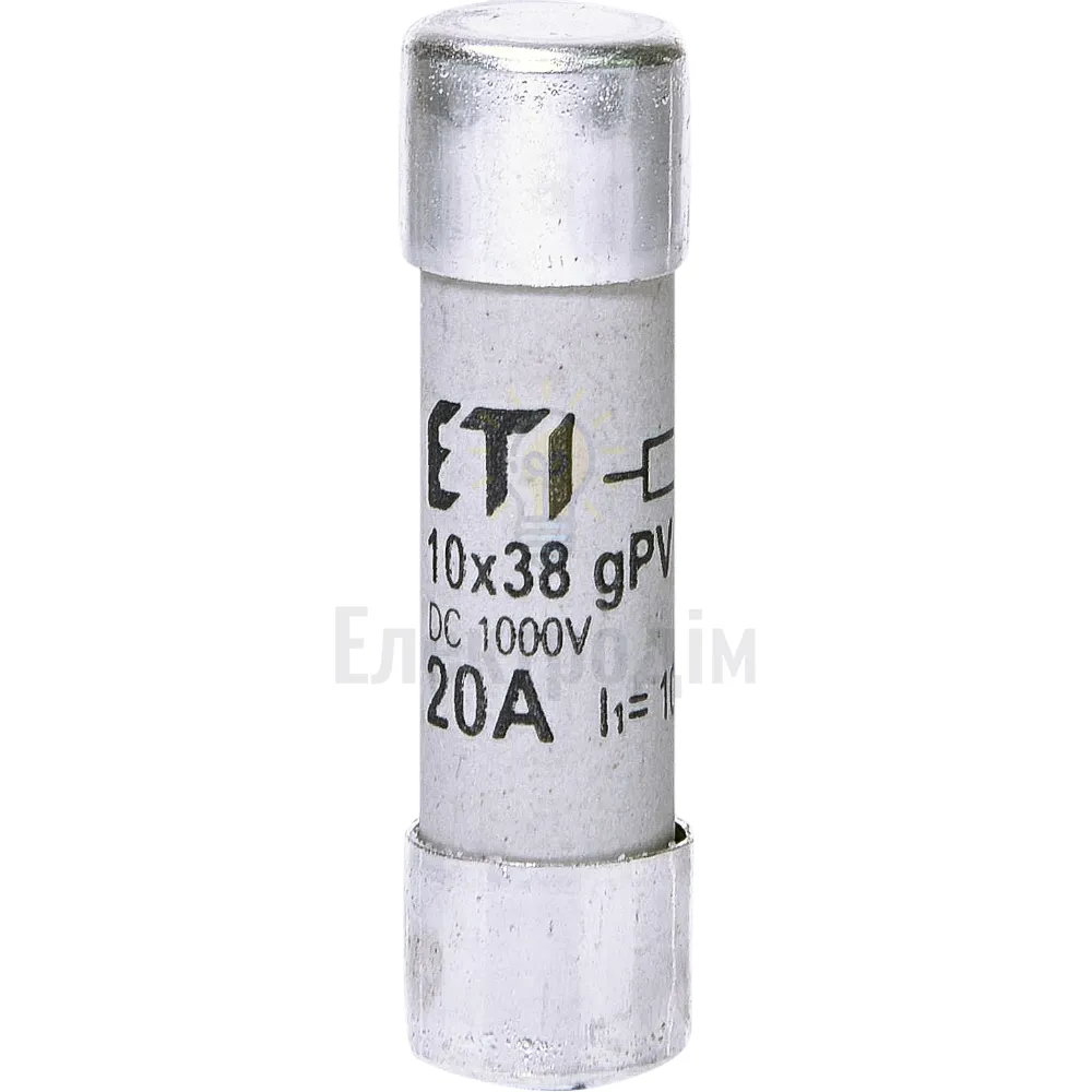 Запобіжник CH 10x38  gPV 20A 1000V (10kA) 2625108 