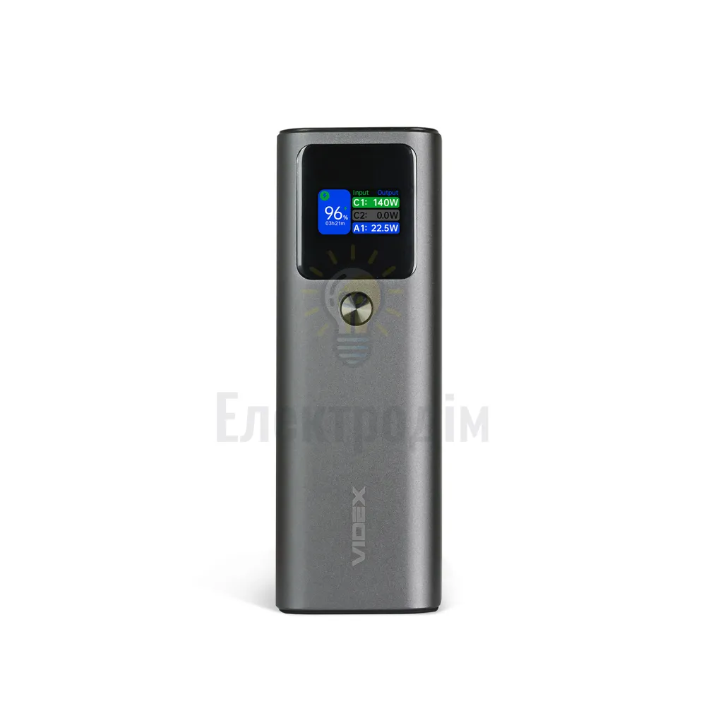 Повербанк 30000mAh VIDEX VPB-316 162W PD140W +Display VPB-316-G  - фото 6