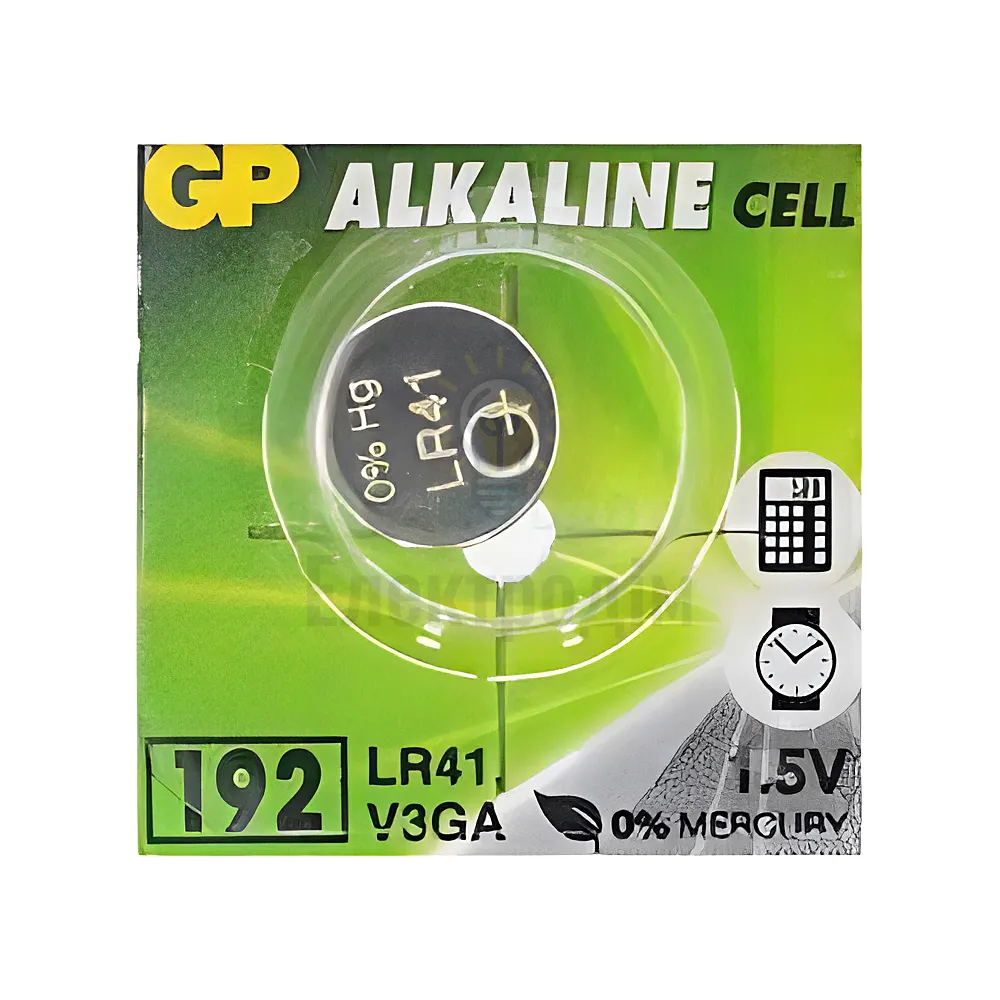 Батарейка GP Lithium  LR41, AG3, G3, 392, 384, 736 192-U10 GP 