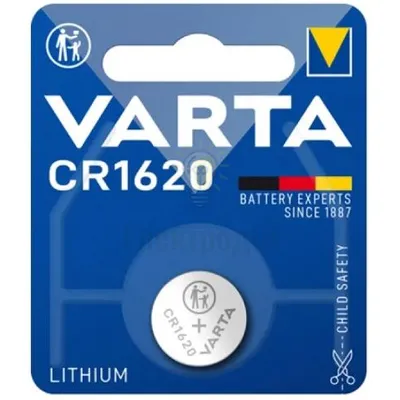 Батарейка VARTA CR 1620 (блистер-1 шт.) 6620101401 — купити в Електродім