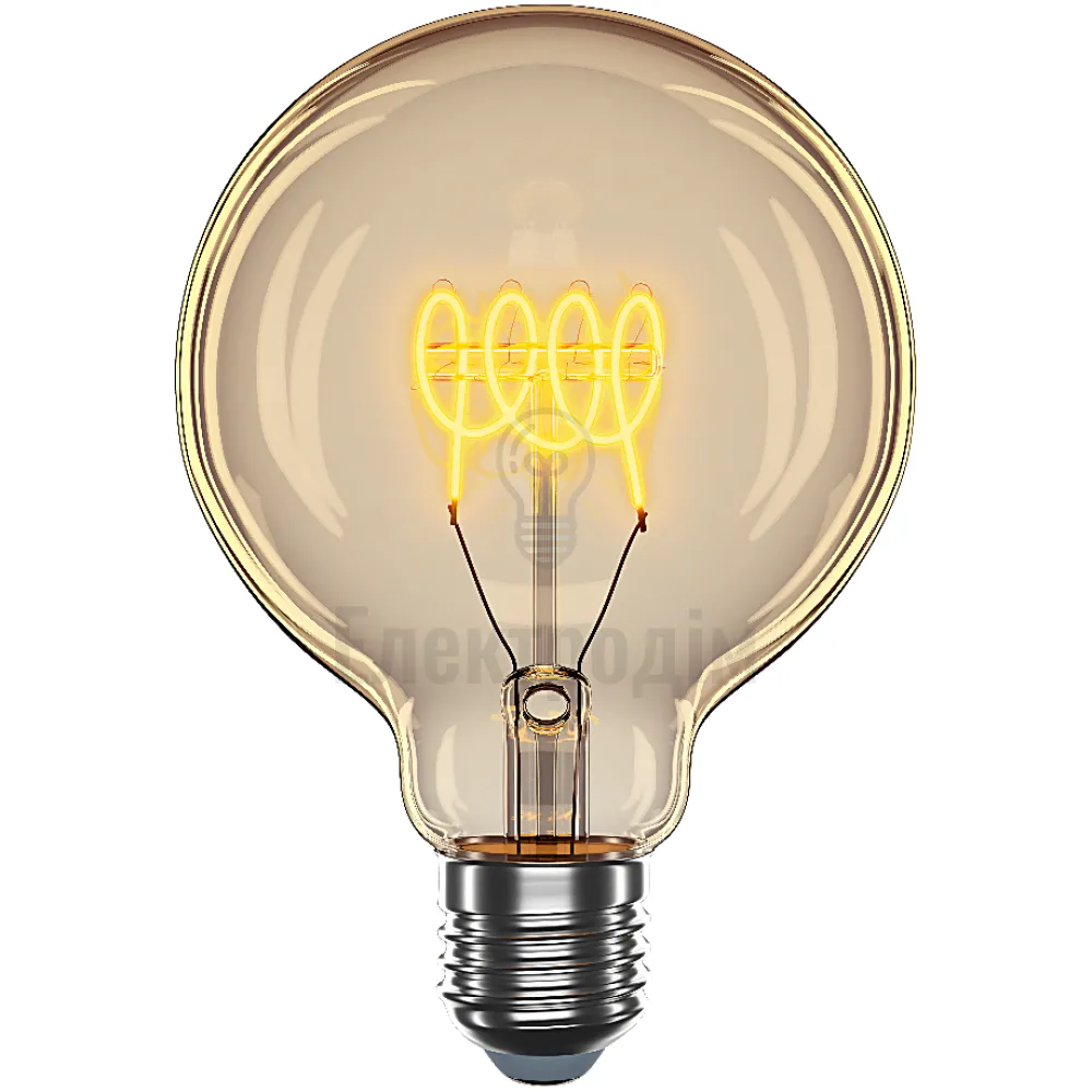 LED лампа VELMAX V-Filament-Amber-ST64-Петля, 4W, E27, 2700K, 300Lm 21-46-54 