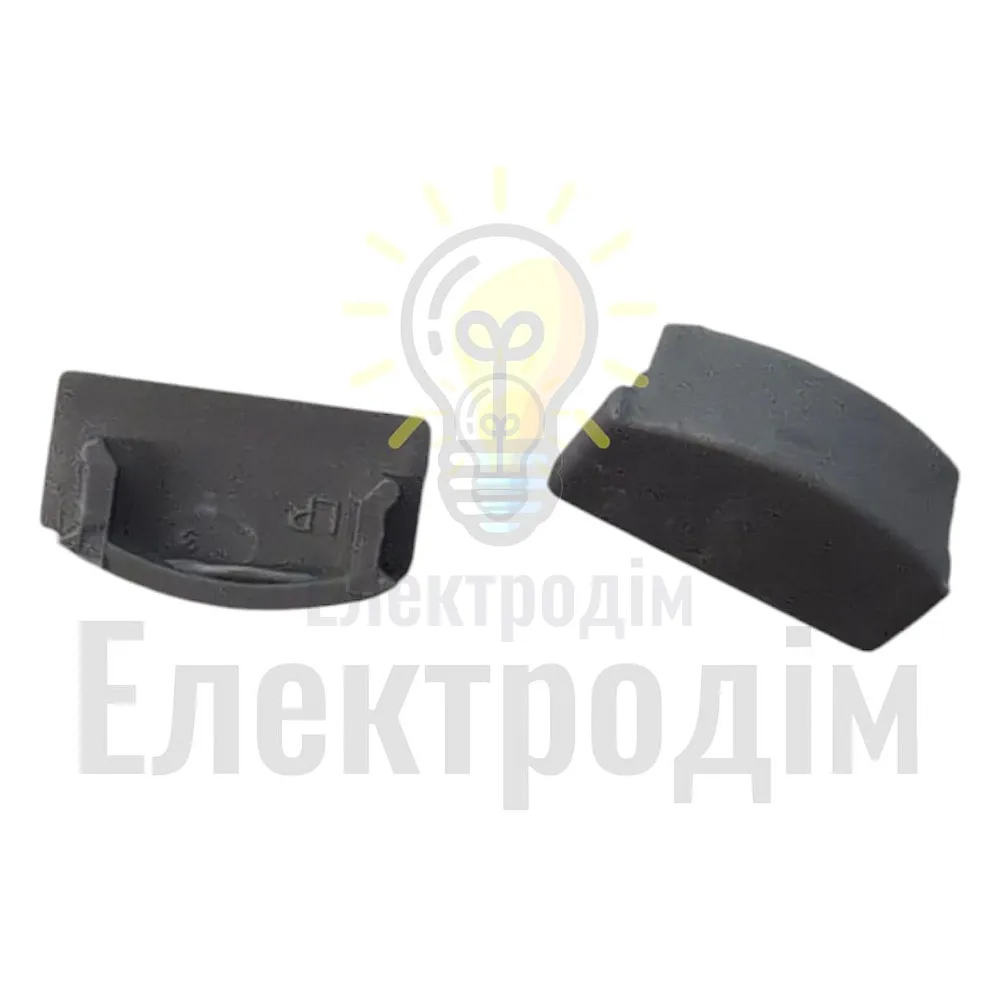 Прфіль та форнітура ПФ-18 ПФ-18 заглушка без отвору, сіра 1016240 
