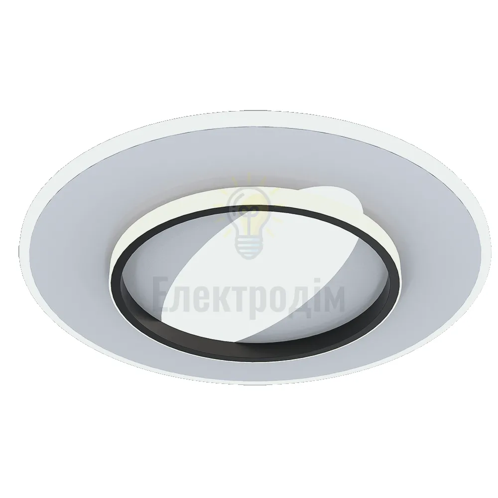 Смарт LED світильник VELMAX V-СL-MIRAY-FQ-R, max 40W*2, 2700K-6500K, пульт, батарейки 2шт, кріплення, 230V 23-44-41 