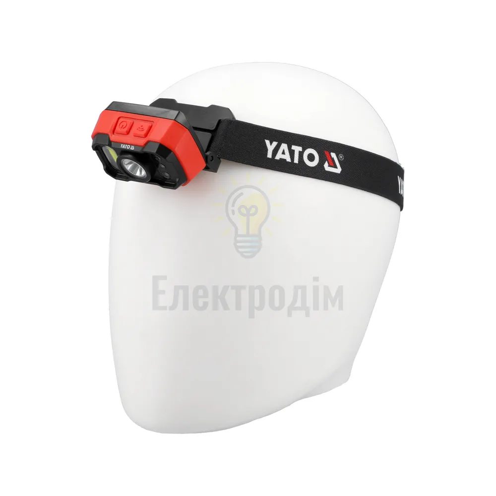 Акумуляторний ліхтар налобний з датчиком руху YATO YT-085942  - фото 5