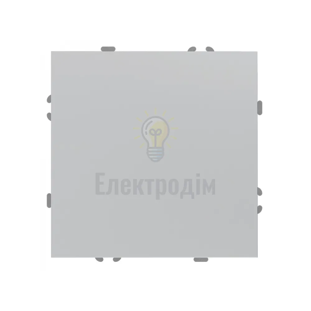 EV111B-S заглушка, механізм срібло Soft 80804  - фото 1