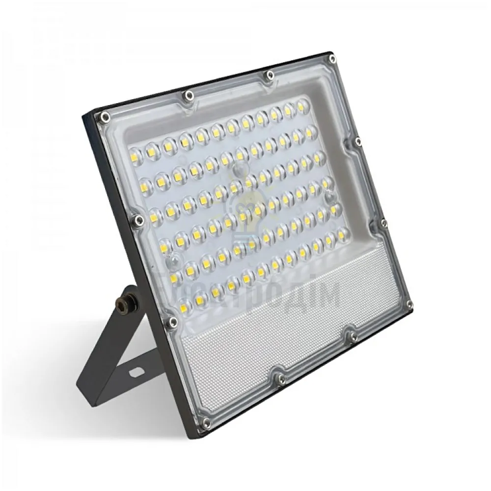 LL-3050ARD 50W 6000Lm 6500K (170*150*28мм) сірий IP65 80027  - фото 1