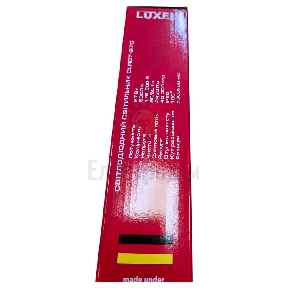 LED Світильник 27 Вт 5000К  IP20 CLR07-27C 