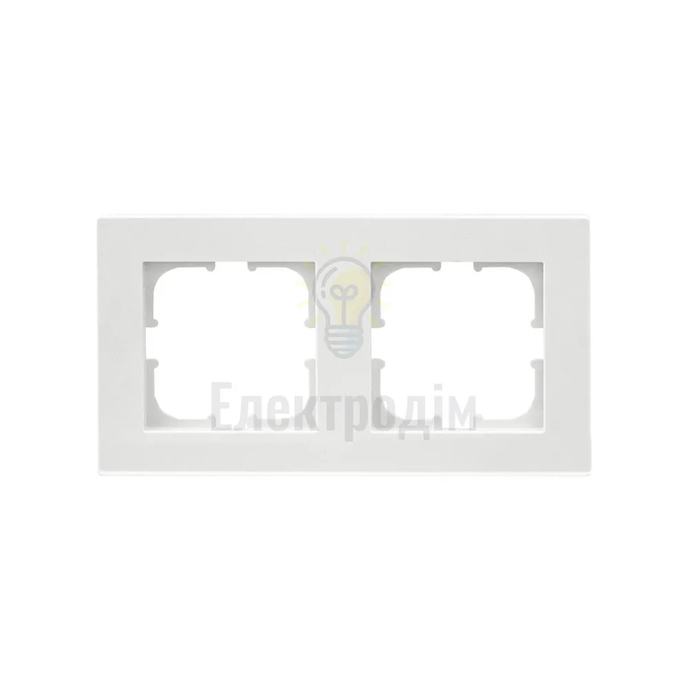 Рамка KARELL біла двійна 200-010000-102 