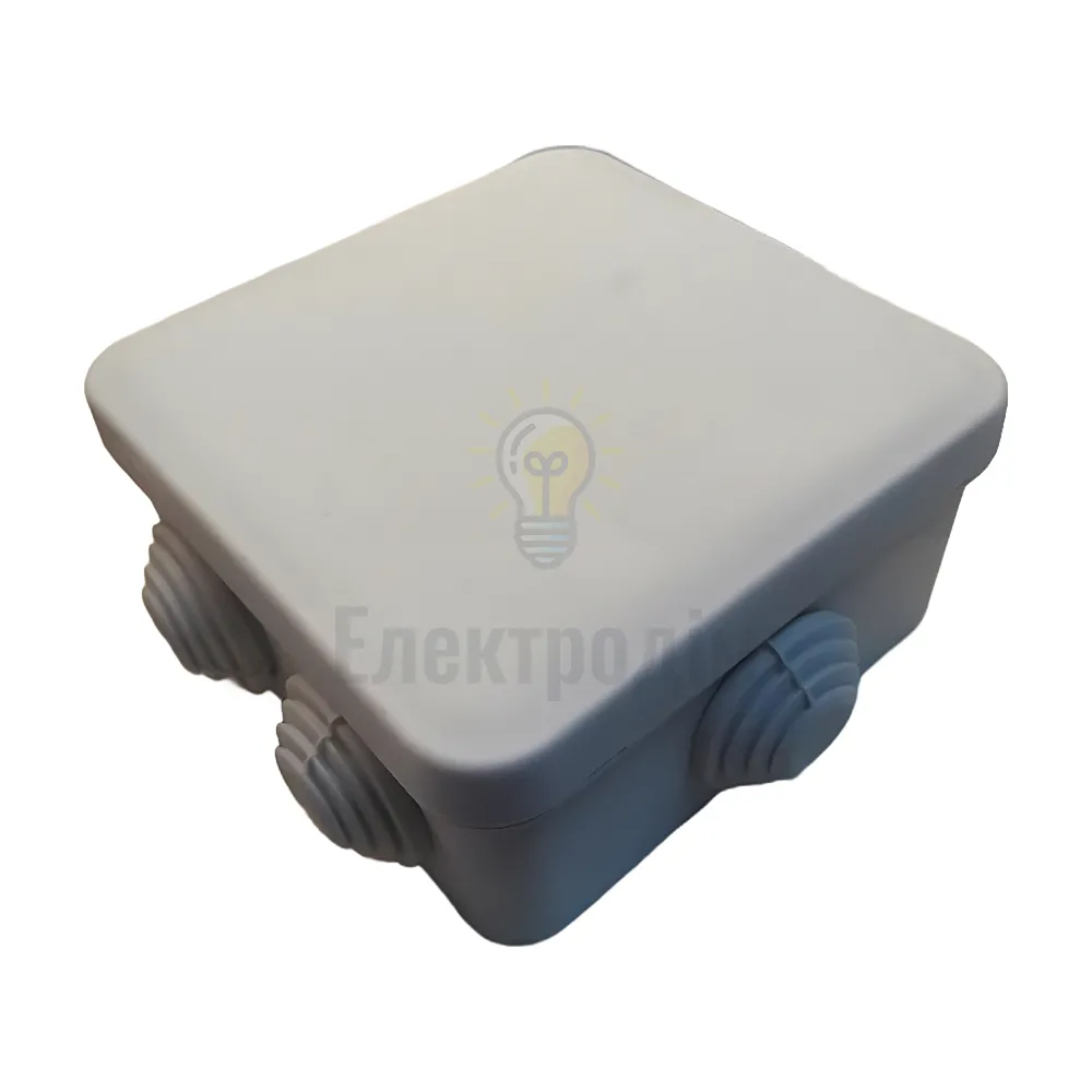 Віотек Коробка розподільча Віотек 85х85х40 (світло сіра) IP55 BOX08540S 