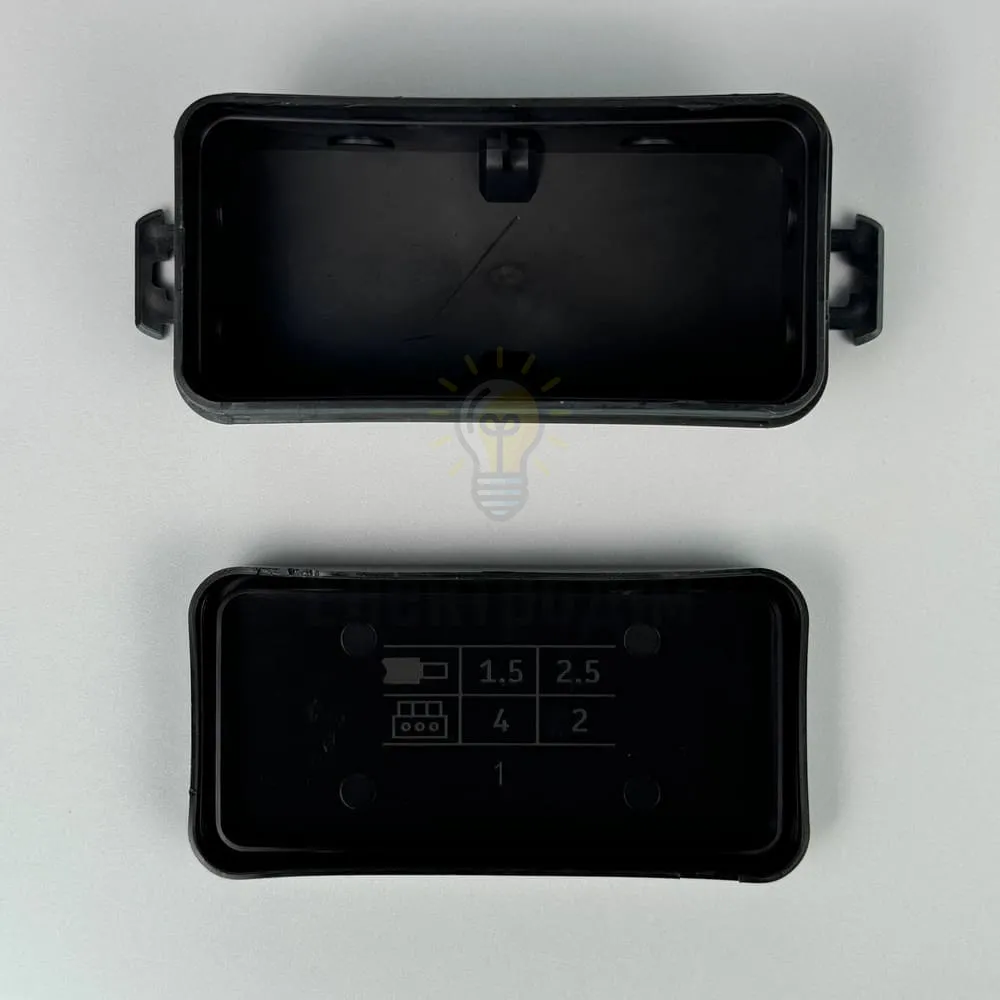Коробка розподільча СКІМ K45B 85х43х39 чорна IP44 B1102005  - фото 5