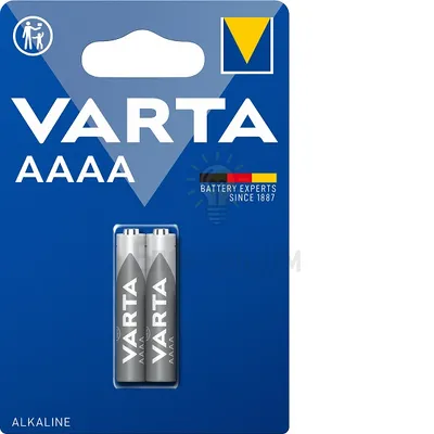 Батарейка VARTA AAAA BLI 2 967 — купити в Електродім