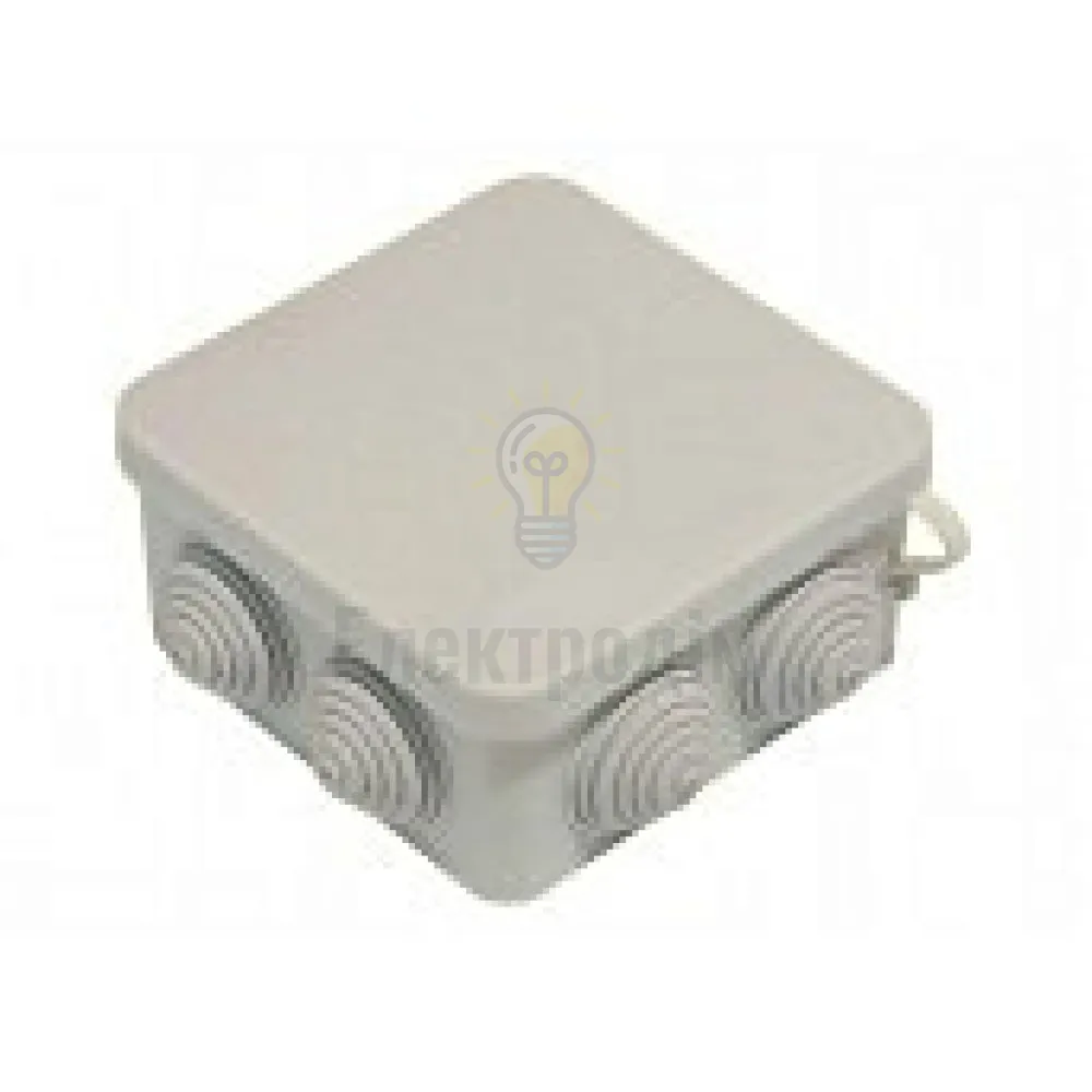 Коробка монтажна Premium Gray P-7 95x95x60 мм без клем Р-7 