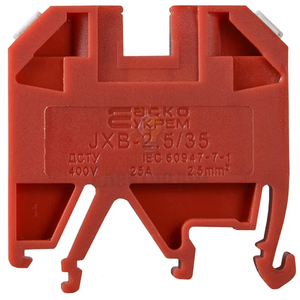 Клемник АСКО JXB 2,5/35 червоний A0130010033 