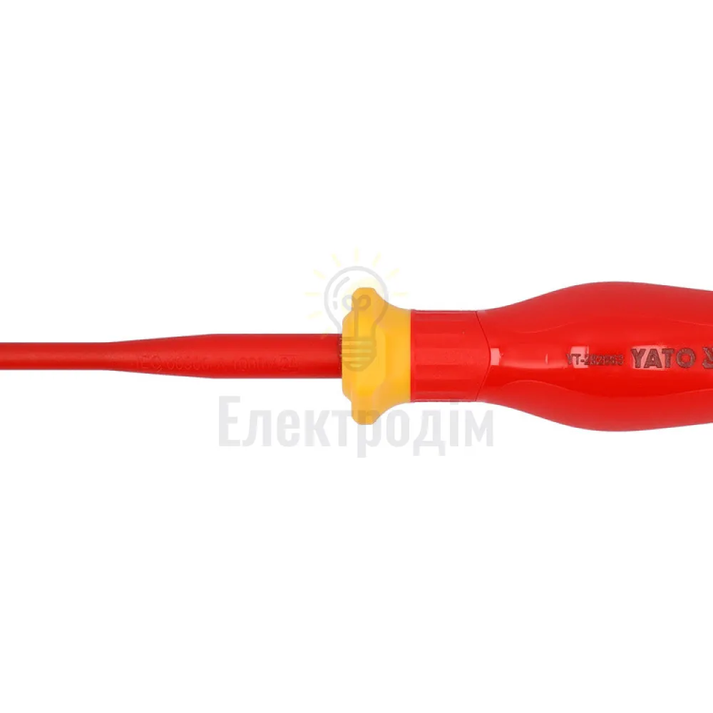 Викрутка з хрестовим шліцом діелектрична ізольована YATO SL/PZ2*100/208mm YT-282663 