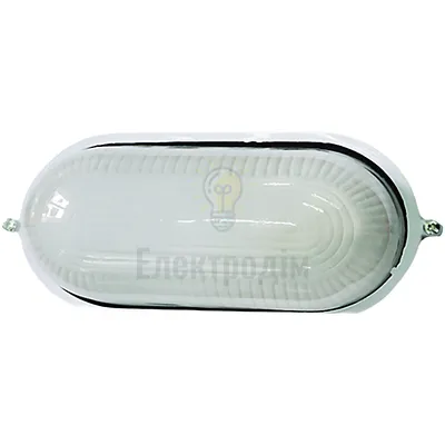 Світильник, скло-метал, білий, Е27, 60/75W, 215х100x80мм, IP54, (МС-1101) 36-93-11 — купити в Електродім