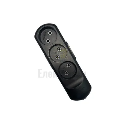 Колодка Колодка 3 гнізда без заземлення, чорна Neomax NX510300 — купити в Електродім