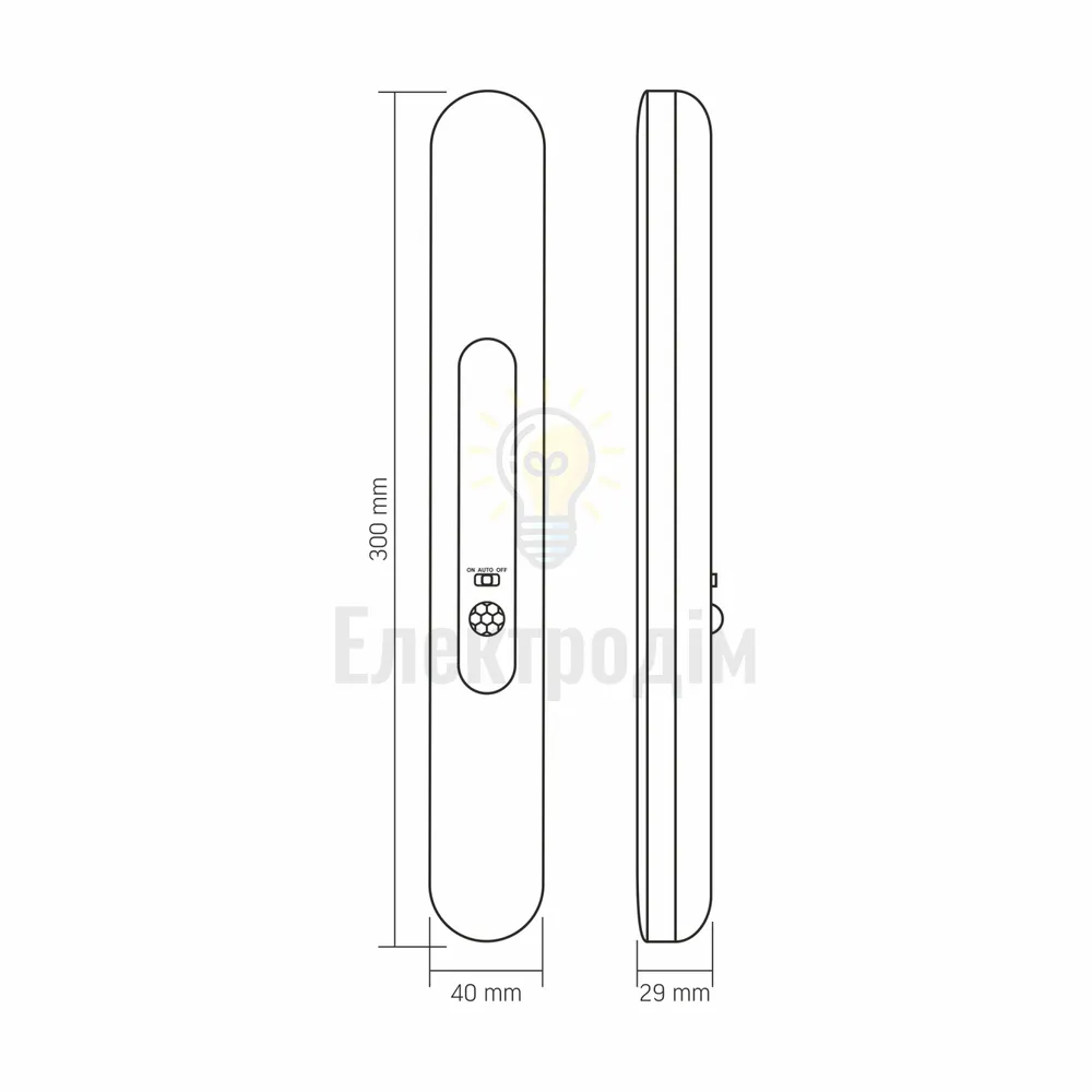 LED Світильник акумуляторний з датчиком руху VIDEX VL-NL013W-SR  - фото 4