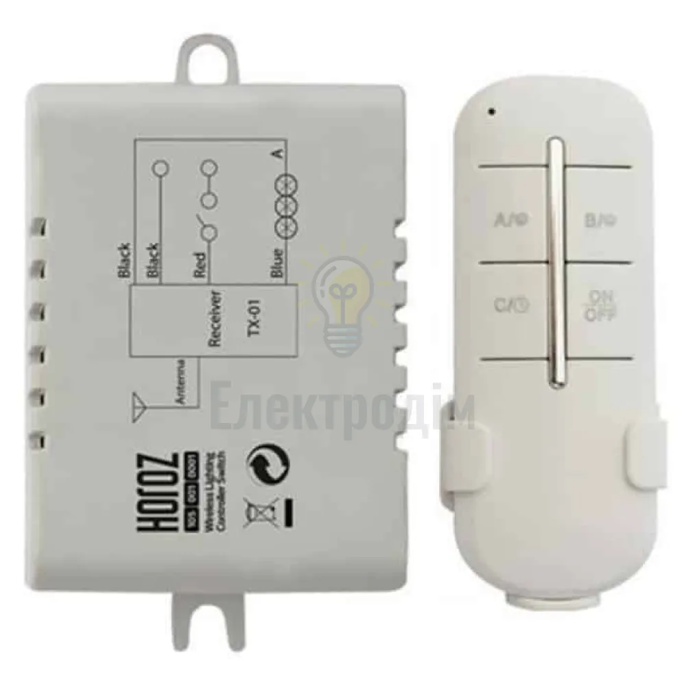Контролер Пульт для люстр однолінійний CONTROLLER-1 max 300W 105-001-0001-011 