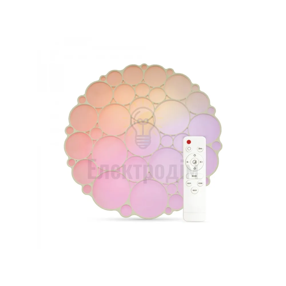 AL6030 60W круг, RGB, 4500Lm 3000K-6000K 500*100mm GRAND COLOR 40247  - фото 4
