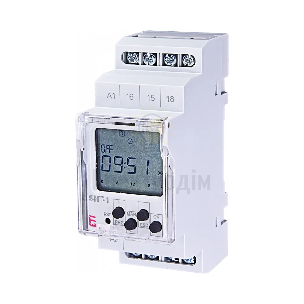Програмоване цифрове реле SHT-1 UNI  12-240 AC/DC (1x16A_AC1) 2470051 