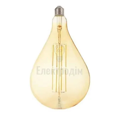 8W E27 Лампа  AMBER LED FLMN 001-049-0008-010 — купити в Електродім