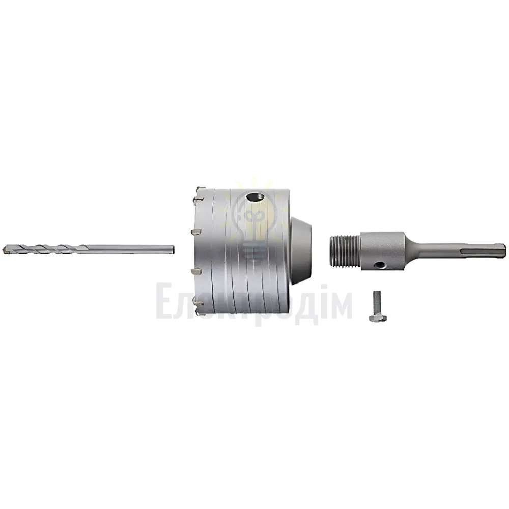 Коронка по бетону 80мм+ перехідник SDS-plus 100мм SD-7080 