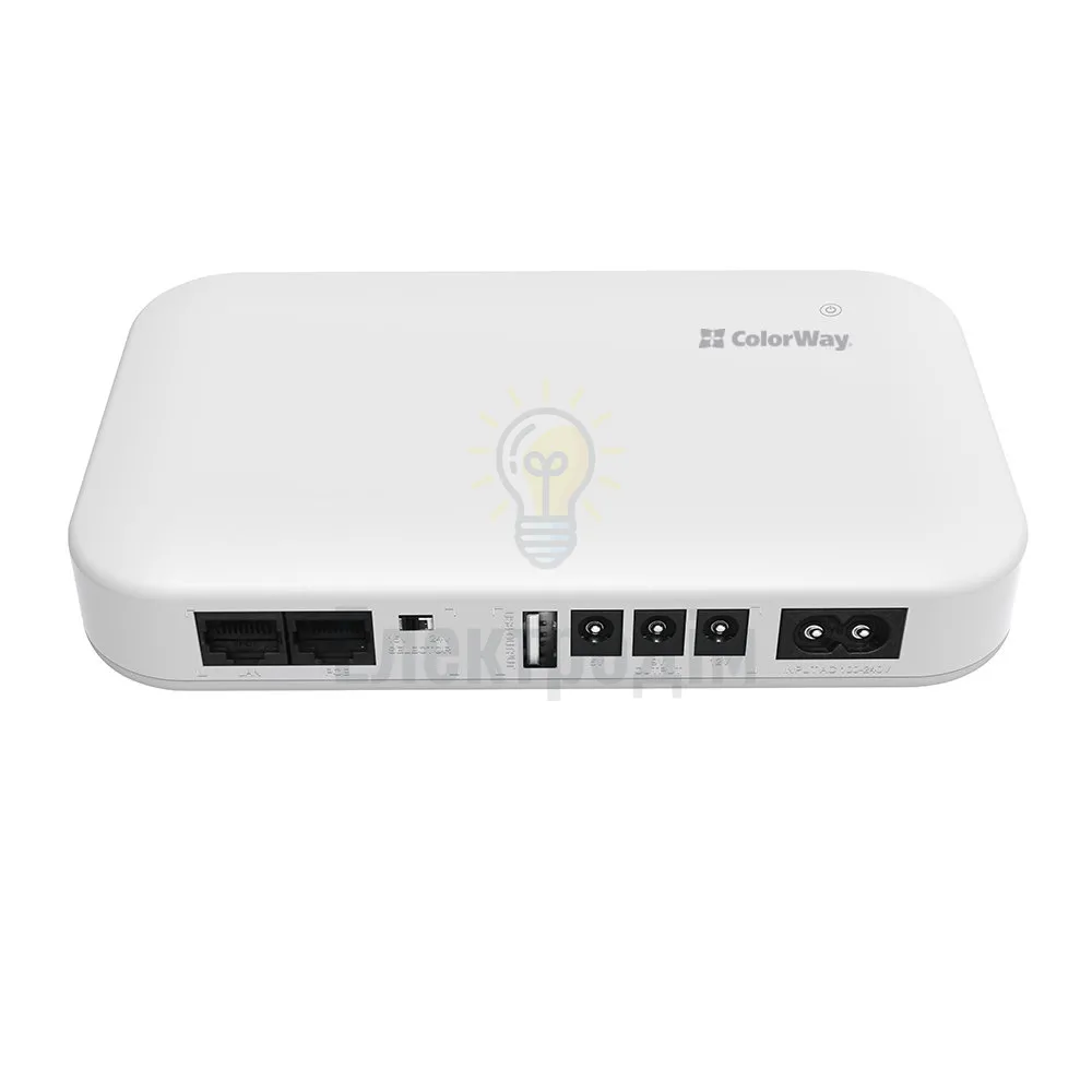 Джерело безперебійного живлення ColorWay UPS для роутера 10000mAh 21W DC 5V/9V/12V/24V (CW-PB100LI3WT) CW-PB100LI3WT  - фото 10