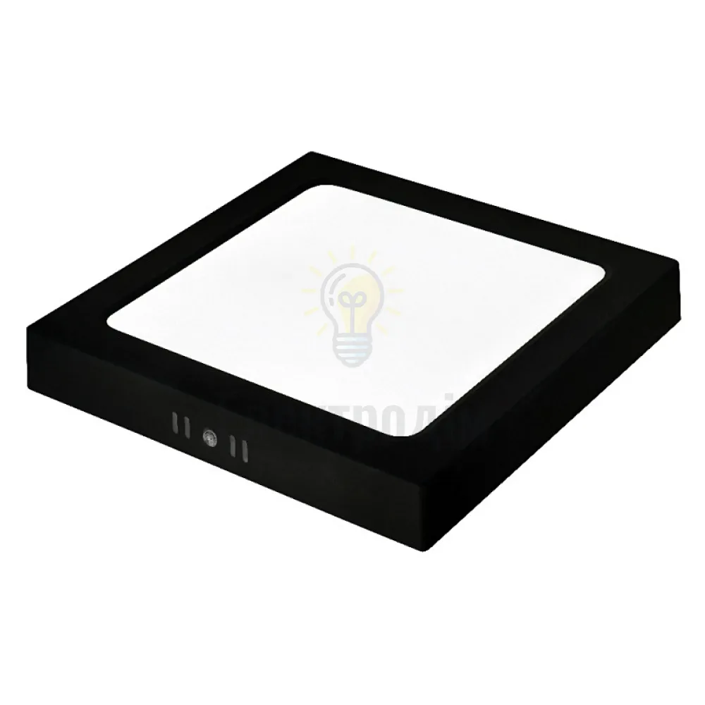 Світильник накладний LED 24W 3CCT 2270Lm ІР20 чорний квадрат 016-084-002-0204 