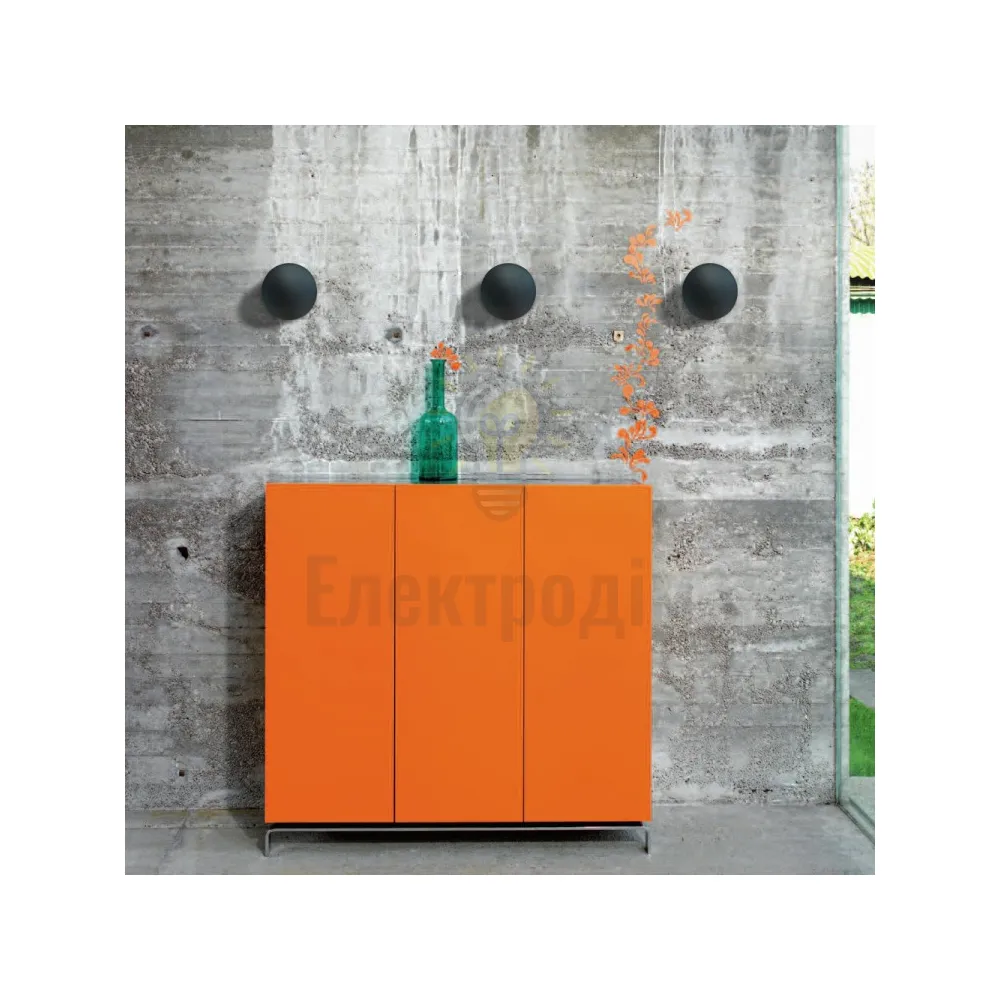 AL8100 230V 12W круг, чорний 400LM 3000К 150*50mm IP20 40171  - фото 2