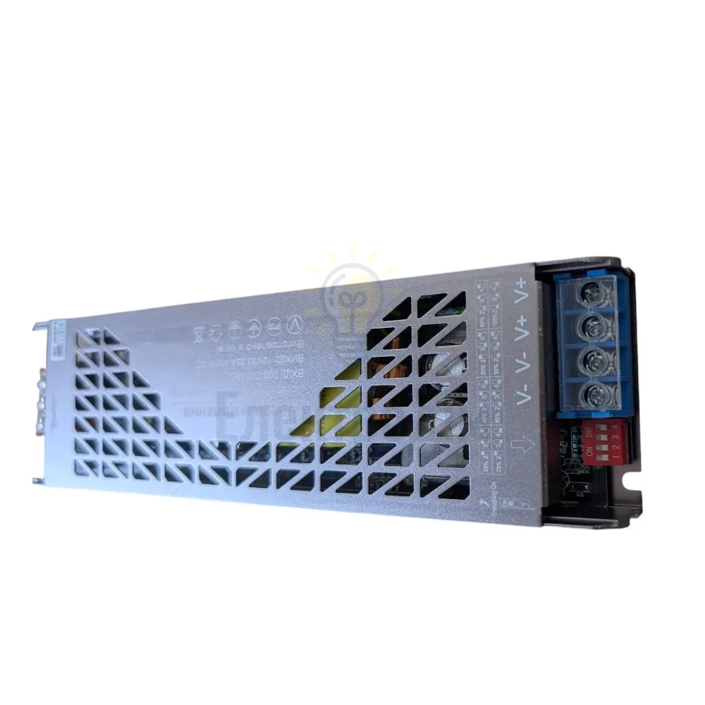 Блок  живлення 12В Блок живлення RX 12V - 33.3А - 400W IP20 БЕЗ КУЛЛЕРА switch DIMM 30-100% 98191  - фото 2