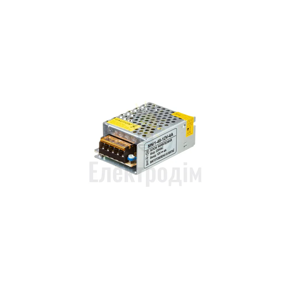Блок  живлення 12В MN Блок живлення MN 4 А - 48W 1018987  - фото 1