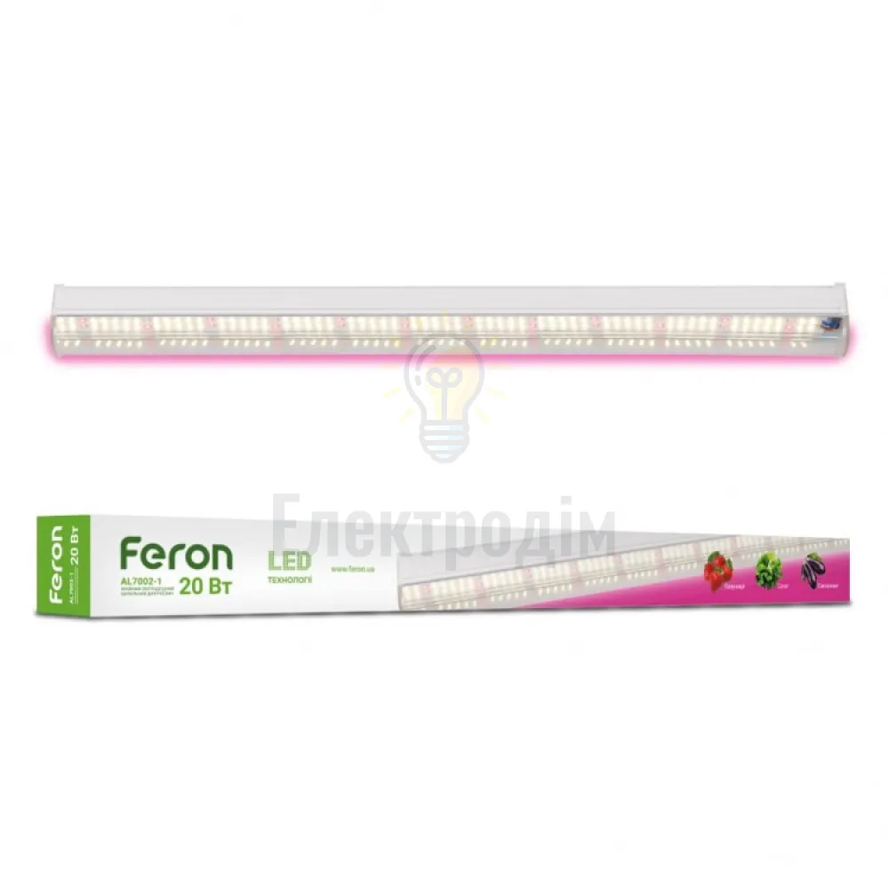 AL7002-1 20W, AC180-240V 600*38*45mm 50/60Hz IP20 80897 