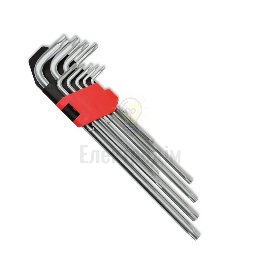 Набір  ключів TORX подовжених 9шт, CRV Т10-Т50 49-141 