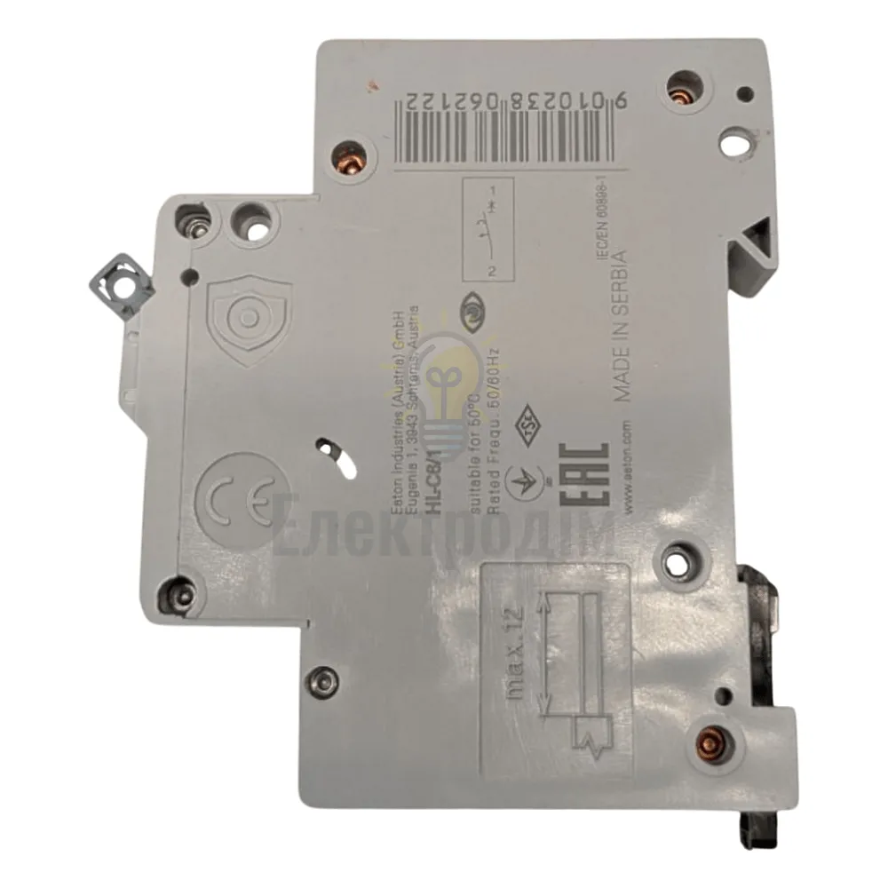 Автоматичний вимикач 1P HL C25 194733  - фото 5