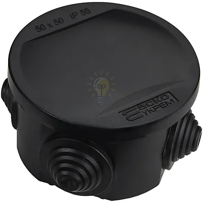 Розподільча  коробка серії UAtmo Jet Black 50*50 A0150170036 — купити в Електродім