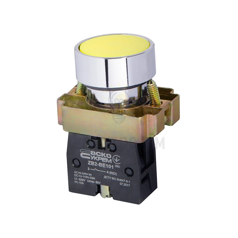 Кнопка АСКО XB2-BA51 Старт жовта A0140010029 