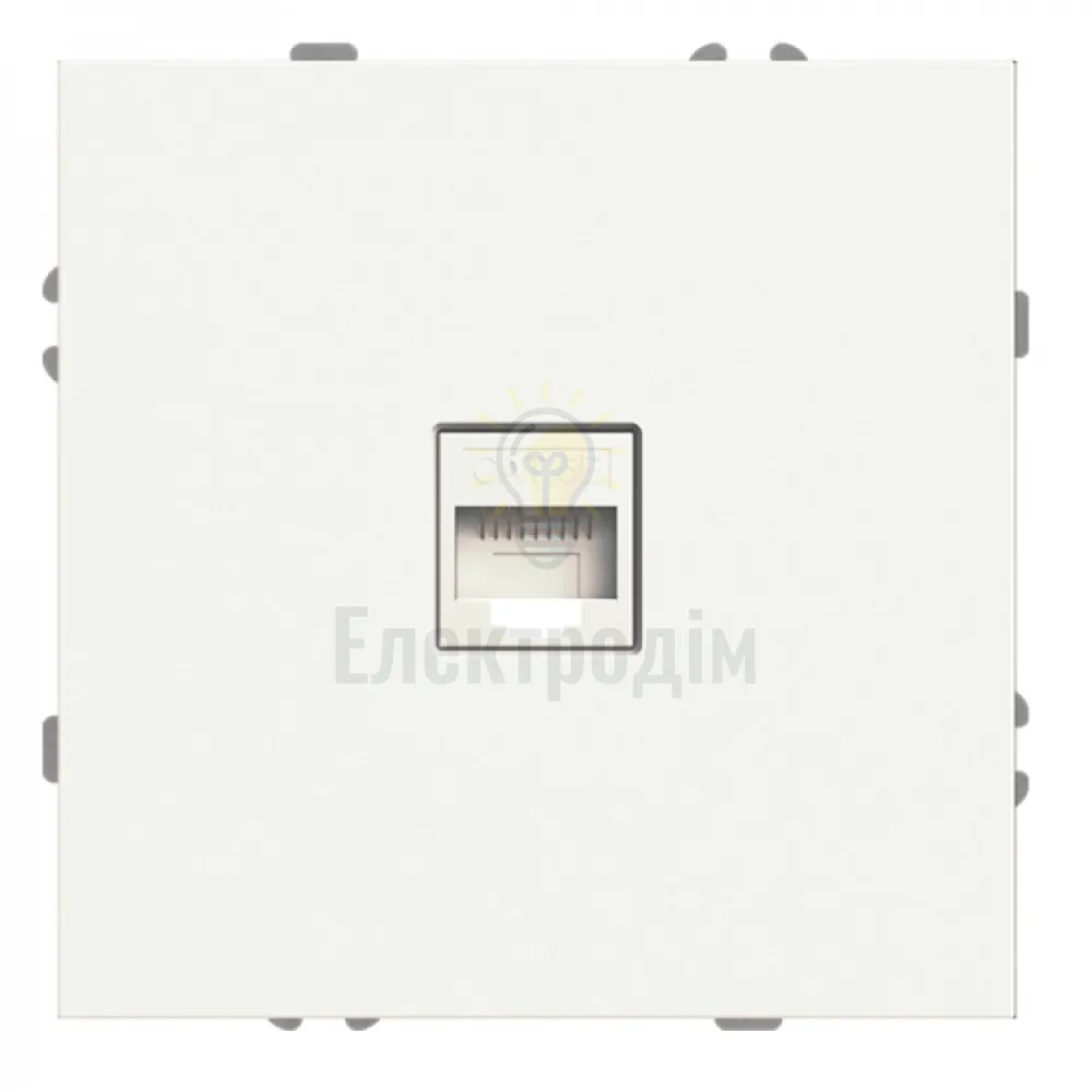 ER151PC-W розетка комп’ютерна, механізм білий Soft 80722  - фото 2