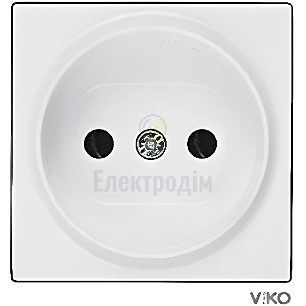 Розетка 1-на  Viko Meridian біла 90970007-WH 
