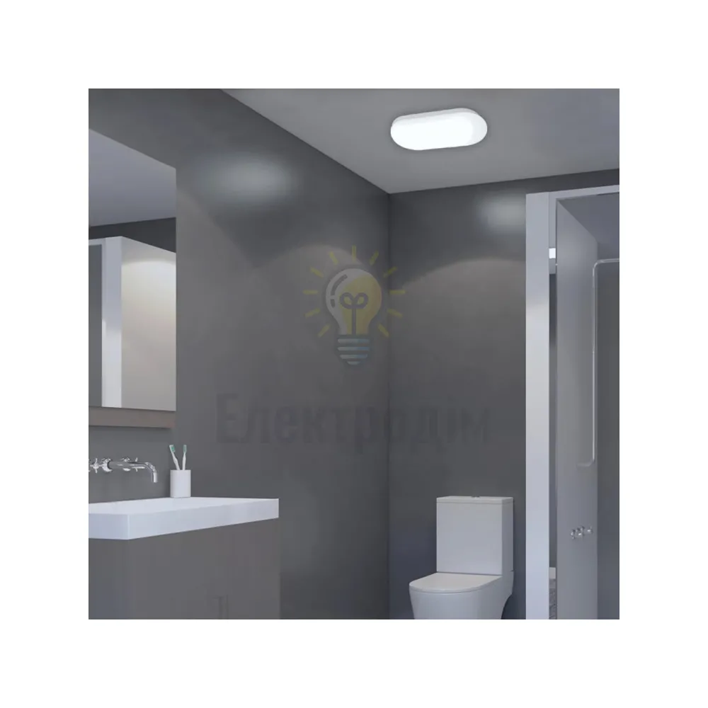 AL3010-O 24 Вт 6500К IP65, овал, 250*125*38 мм LC 80381  - фото 2