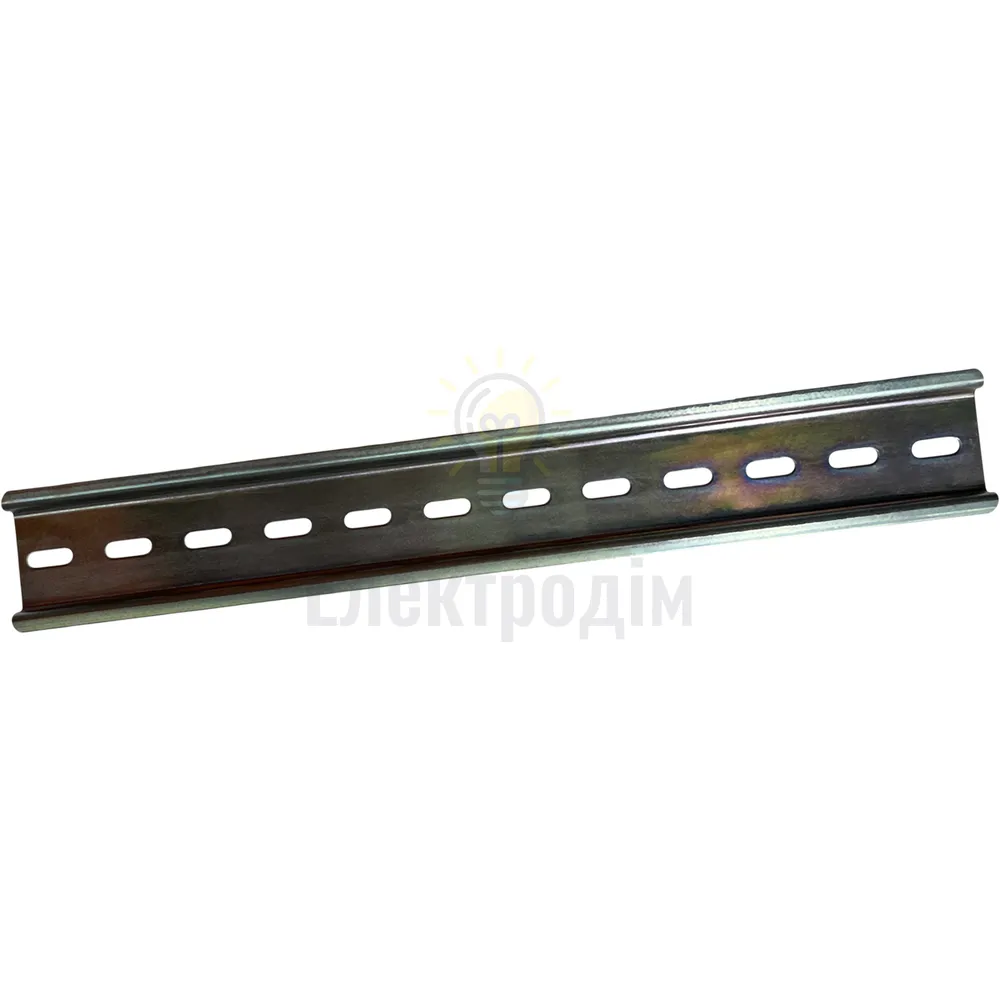 DIN Рейка DIN-рейка Промфактор FD 35x7.5 (0,8mm) з перфорацією 6x15 (300mm) FD080300 