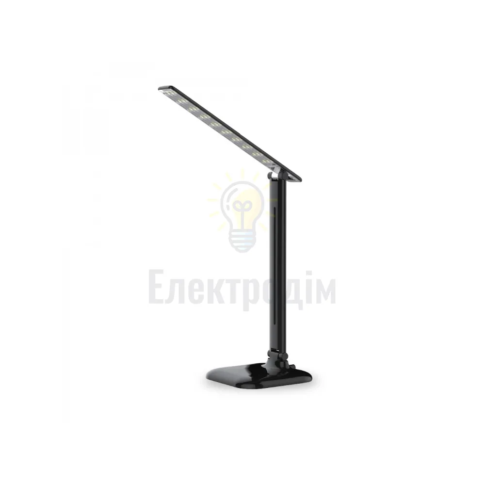 DE1725ARD настільний світильник чорний 9W 6500К 500 LM (36*15*15cm) IP20 01955  - фото 3