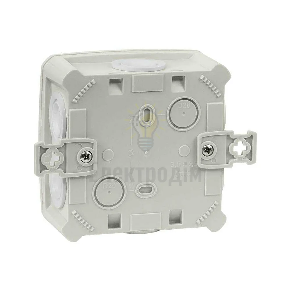 Коробка розподільча СКІМ 114х114х54 (K115) сіра В1102008  - фото 5
