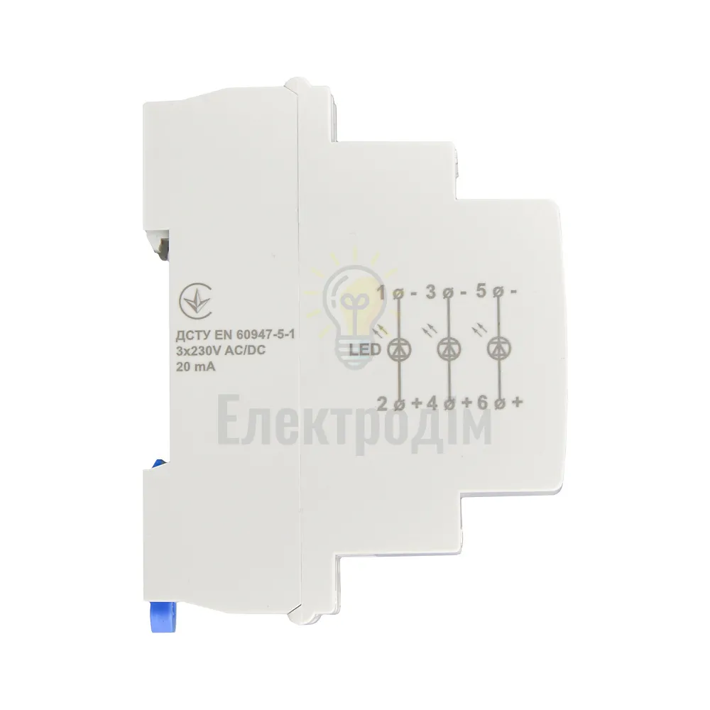 Модульний сигнальний індикатор 230V AC/DC SLD-3 A0140030036  - фото 2
