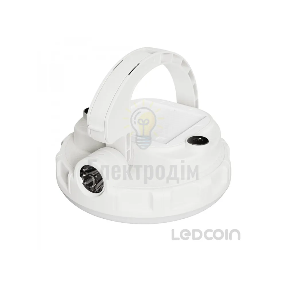 EL307 акум. світильник 11W, 138*54mm, 2*1500mAh (зм. акум. 18650), білий, LC 81167  - фото 3