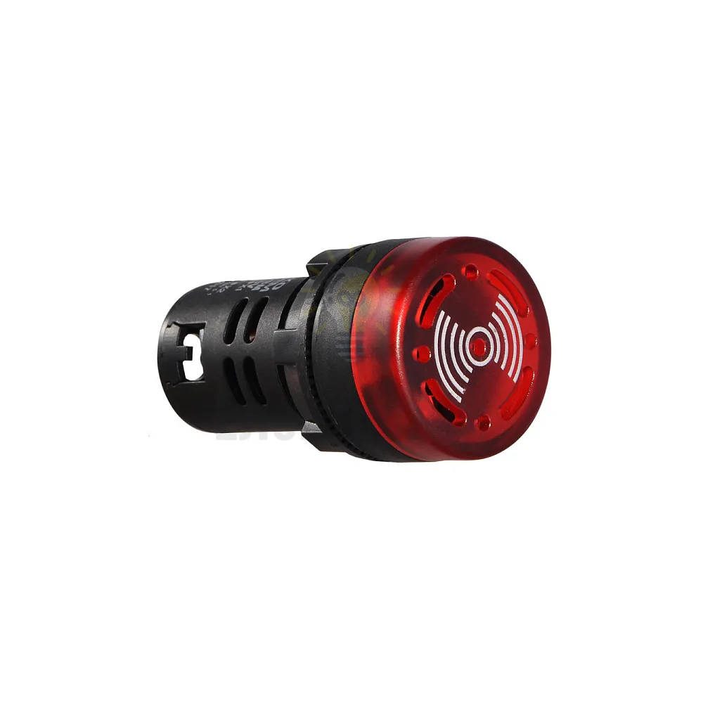 Сигнальна арматура Зумер блимаючий АСКО AD22-22 BM/r 220V АC червоний A0140030159  - фото 2