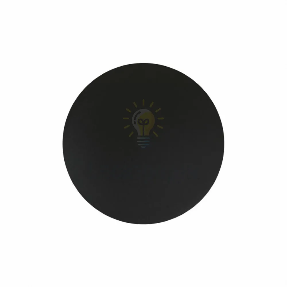 AL8110 230V 12W круг, чорний 400LM 3000К 200*50mm IP20 40173  - фото 1