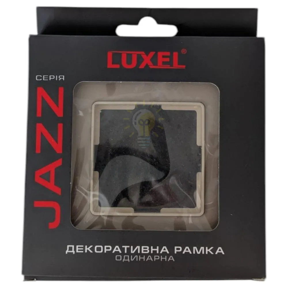 Рамка скляна горизонтальна одинарна latte (крем) 0321  - фото 2