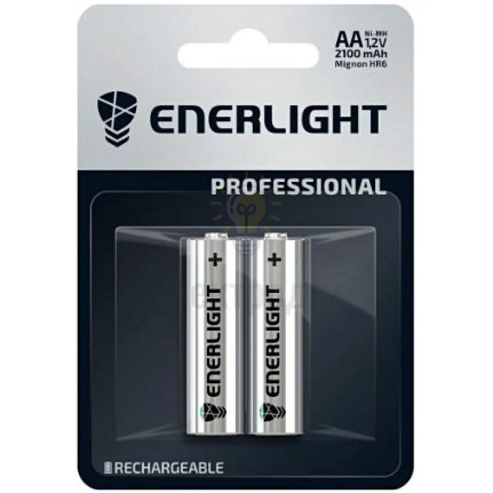 Батарейка Акумулятор Enerlight Professional HR6/AA 2100mAh BLI2 30610102 Enerlight 