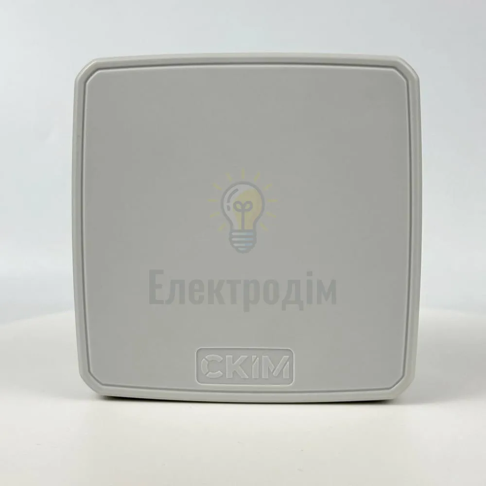 Коробка розподільча СКІМ 114х114х54 (K115) сіра В1102008  - фото 3