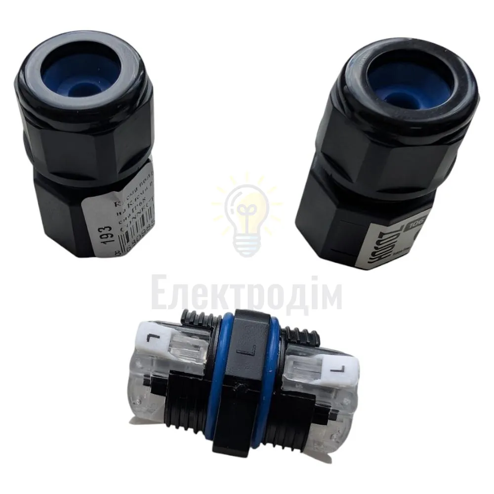 Клема вологозахистна Клема вологозахисна IP68 CONNECTOR-1 HOROZ ELECTRIC 106-004-0001-010  - фото 3